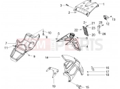 gilera 2005 Runner 125 Race VX 4T Rear cover - Splash guard