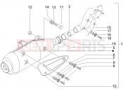gilera 2006 Runner 200 VXR 4T Silencer