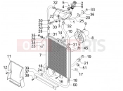 gilera 2005 Runner 200 VXR 4T (ZAPM464) Cooling system