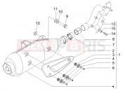 gilera 2007 Runner 200 VXR 4T (ZAPM464) Silencer