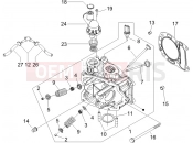 Head unit - Valve - Gilera Runner 200 Race VXR 4T 2005
