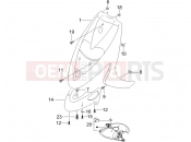 gilera 2007 Stalker 50 Front shield