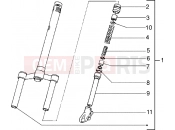 gilera Storm 50 Front fork