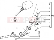 gilera Storm 50 Handlebars component parts