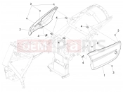Central body - Motoguzzi Audace 1400 Carbon ABS 2017