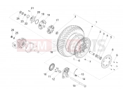 Rear wheel - Motoguzzi Audace 1400 Carbon ABS 2018