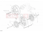 DUCATI Monster S4RS TRICOLORE WHEELS » FRONT WHEEL