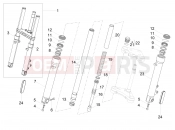 MOTOGUZZI V9 Bobber 850 ABS (USA) Front fork Kaifa