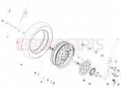 MOTOGUZZI V9 Bobber 850 ABS (USA) Front wheel