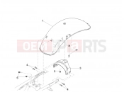 MOTOGUZZI V9 Bobber 850 ABS (USA) Rear mudguard