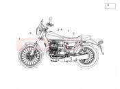 Decal - Motoguzzi V9 Roamer 850 ABS 2018