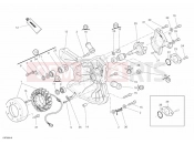 DUCATI 2007 Superbike 1098 GENERATOR COVER - WATER PUMP » COOLING SYSTEM