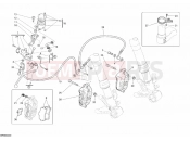 DUCATI 2007 Superbike 1098 S Tricolore FRONT BRAKE SYSTEM » BRAKING SYSTEM