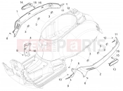 vespa GTS 300 Super ie Side cover - Spoiler