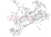vespa GTS 300 Super ie Brakes pipes - Calipers