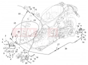 vespa GTS 300 Super ie Brakes pipes - Calipers (ABS)