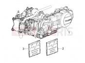 vespa GTS 300 Super ie Engine, assembly