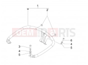 vespa GTS 300 Super Sport ie Rear luggage rack