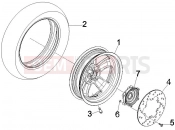 vespa GTS 300 Super Sport ie Rear wheel