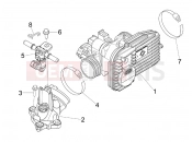 vespa GTS 300 Super Sport ie Throttle body - Injector - Induction joint
