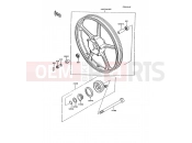 KAWASAKI 1990 Front Hub
