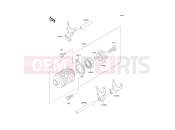 Change Drum/Shift Fork - Kawasaki KDX200 (KDX200-E2) 1990