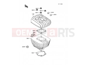 KAWASAKI KE100 (KE100-B09) Cylinder Head/Cylinder