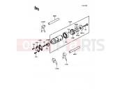 KAWASAKI KE100 (KE100-B09) Change Drum/Shift Fork