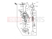 KAWASAKI KE100 (KE100-B09) Carburetor