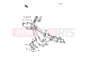 KAWASAKI KE100 (KE100-B09) Frame