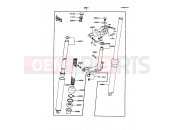 KAWASAKI KE100 (KE100-B09) Front Fork