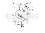 KAWASAKI KE100 (KE100-B09) Fuel Tank