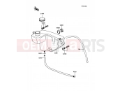 KAWASAKI KE100 (KE100-B09) Oil Tank