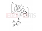 KAWASAKI KE100 (KE100-B09) Head Lamp