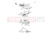 KAWASAKI 1991 Decal(White)