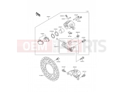 Rear Caliper - Kawasaki KDX200 (KDX200-E6) 1994