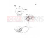 KAWASAKI 1994 Decals(White)