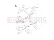 KAWASAKI 1999 Footrests