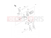 KAWASAKI 2003 Gear Change Drum/Shift Fork(s)