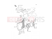 KAWASAKI 1400GTR ABS (ZG1400A9F) Radiator