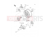 KAWASAKI 1400GTR ABS (ZG1400A9F) Rear Hub