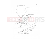 KAWASAKI 1400GTR ABS (ZG1400A9F) Decals(Silver)