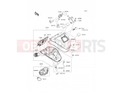 Air Cleaner - Kawasaki VERSYS (KLE650B9F) 2009