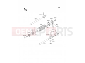 Gear Change Drum/Shift Fork(s) - Kawasaki VERSYS (KLE650B9F) 2009
