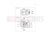 KAWASAKI VERSYS ABS (KLE650DBF) Crankcase Bolt Pattern