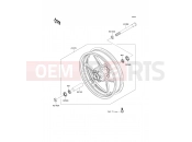 KAWASAKI VERSYS ABS (KLE650DBF) Front Hub