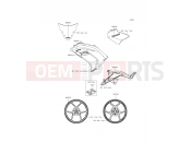 KAWASAKI ER-6f (EX650ECF) Decals(Red)
