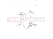 Decals(Red) - Kawasaki ER-6n ABS (ER650FCF) 2012