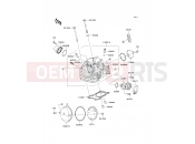 KAWASAKI D-TRACKER 125 (KLX125DDF) Cylinder Head