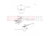 KAWASAKI D-TRACKER 125 (KLX125DDF) Decals(Orange)